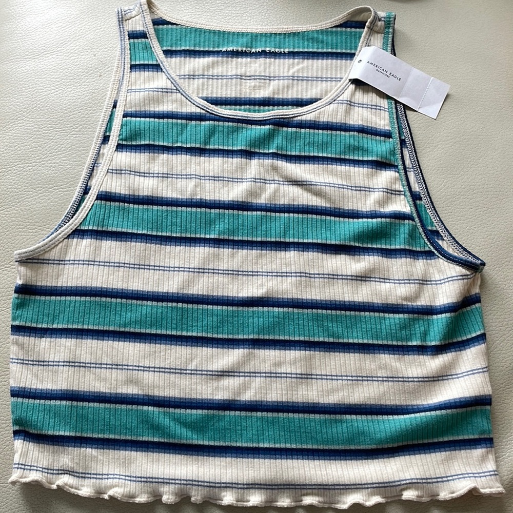 American Eagle Crop Tank Top NWT